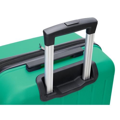 Чемодан TORBER В Отпуск, ярко-бирюзовый, полипропилен, 65,5 х 43,5 х 26 см; - купить необычные сувениры в Воронеже