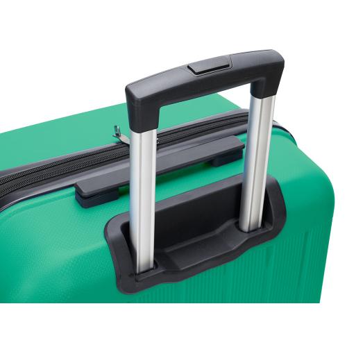 Чемодан TORBER В Отпуск, ярко-бирюзовый, полипропилен, 55 х 36 х 21,5 см; - купить необычные сувениры в Воронеже