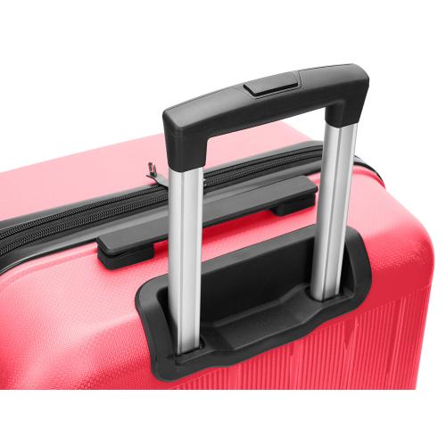Чемодан TORBER В Отпуск, ярко-розовый, полипропилен, 65,5 х 43,5 х 26 см; - купить именные сувениры в Воронеже