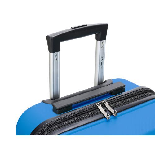 Чемодан TORBER В Отпуск, ярко-синий, полипропилен, 55 х 36 х 21,5 см; - купить именные сувениры в Воронеже