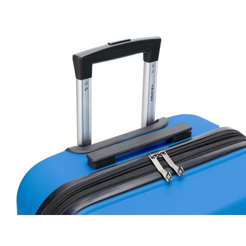 Чемодан TORBER В Отпуск, ярко-синий, полипропилен, 65,5 х 43,5 х 26 см; - купить подарки с логотипом в Воронеже