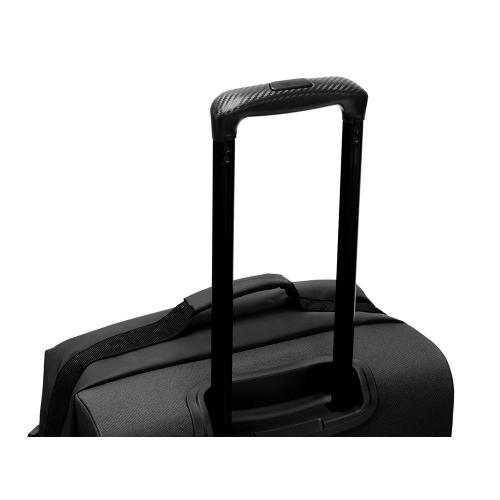 Сумка на колесах TORBER РИТМ, чёрный, полиэстер 900D с PU покрытием, 60 х 38 х 25,5 см; - купить именные сувениры в Воронеже