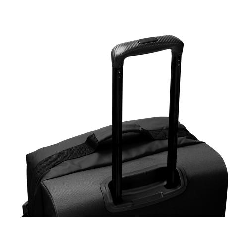 Сумка на колесах TORBER РИТМ, чёрный, полиэстер 900D с PU покрытием, 70 х 41 х 28,5 см; - купить именные сувениры в Воронеже