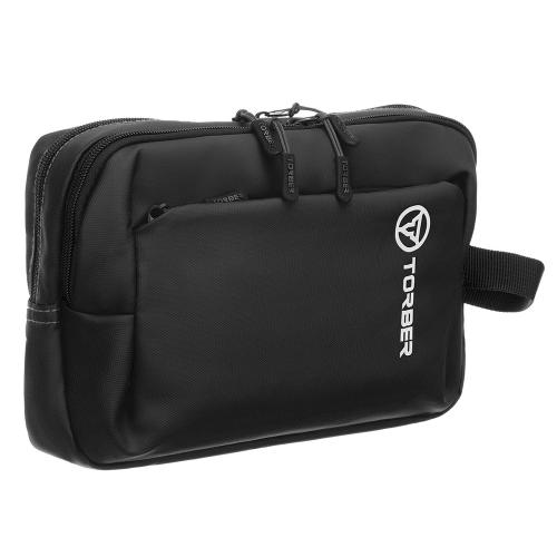 Несессер TORBER РИТМ, черный, полиэстер 900D с PU покрытием; - купить необычные подарки в Воронеже