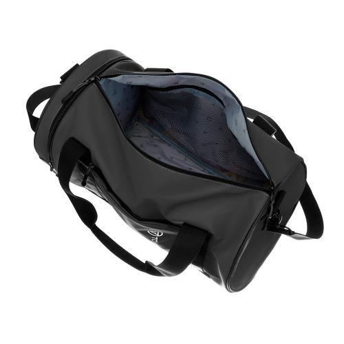 Сумка спортивная TORBER РИТМ, чёрный, полиэстер 900D с PU покрытием; - купить именные сувениры в Воронеже