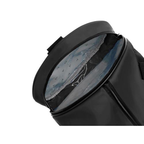 Сумка спортивная TORBER РИТМ, чёрный, полиэстер 900D с PU покрытием; - купить подарки с логотипом в Воронеже