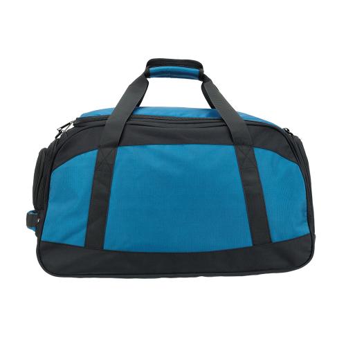 Сумка спортивная TORBER, синий/черный, полиэстер; - купить подарки с логотипом в Воронеже