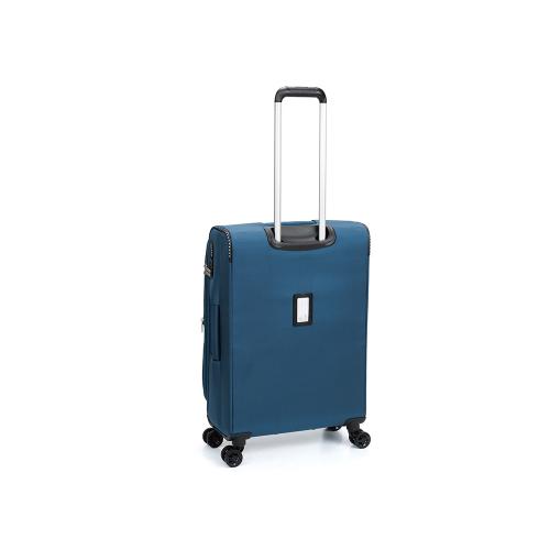 Чемодан TORBER ВИВИ, синий, полиэстер, 44 х 25 х 67 см; - купить необычные сувениры в Воронеже