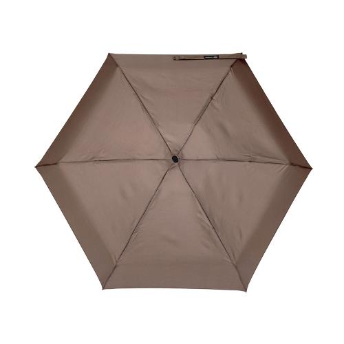 Зонт складной женский TORBER, механика, 5 сложений, коричневый, каркас алюминий, эпонж, пластиковая ручка; - купить необычные подарки в Воронеже