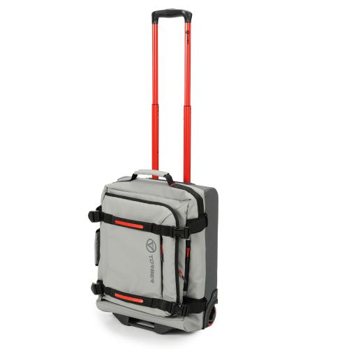 Сумка на колесах TORBER РИТМ, серый, полиэстер 900D с PU покрытием, 49 x 35,5 x 26 см; - купить необычные подарки в Воронеже