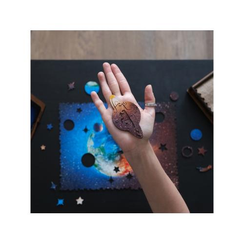 Деревянный пазл Earth; - купить необычные сувениры в Воронеже