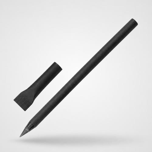 Вечный карандаш из переработанной бумаги Recycled pencil, черный