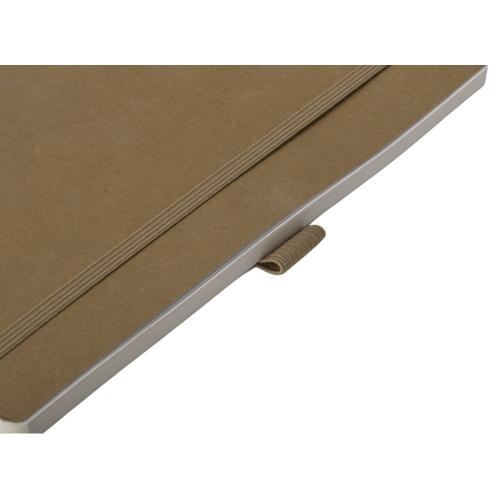 Блокнот из моющегося крафта и каменной бумаги А5 Fleekstone, гибкая обложка; - купить подарки с логотипом в Воронеже