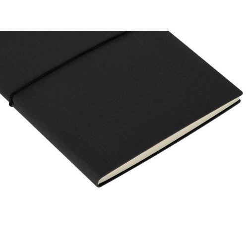 Блокнот Horizon с горизонтальной резинкой, гибкая обложка, 80 листов; - купить подарки с логотипом в Воронеже