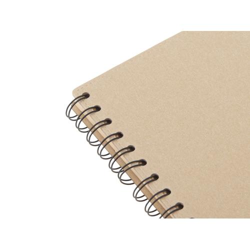 Блокнот на спирали в картонной обложке с переработанной бумагой Mania; - купить именные сувениры в Воронеже