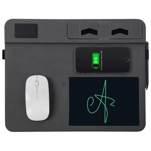 Многофункциональный коврик для мыши Multi Pad с беспроводной зарядкой и LCD экраном, 10 Вт; - купить необычные сувениры в Воронеже