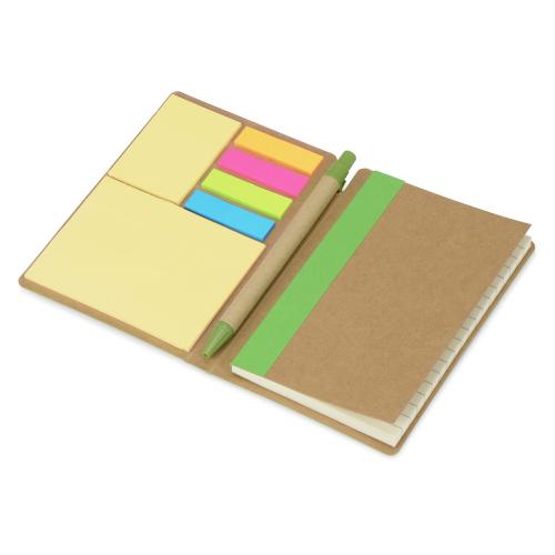 Блокнот А6 Write and stick с ручкой и набором стикеров; - купить необычные подарки в Воронеже