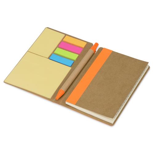 Блокнот А6 Write and stick с ручкой и набором стикеров; - купить необычные подарки в Воронеже