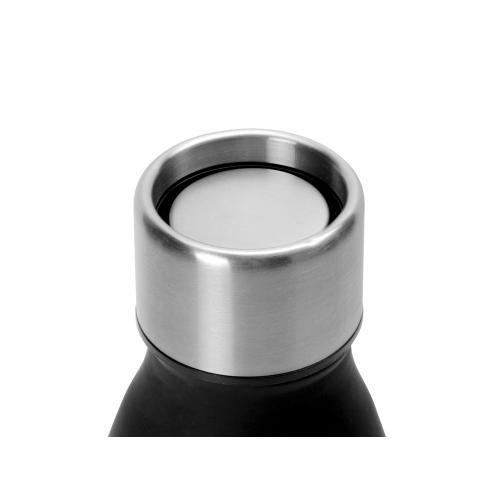 Вакуумная герметичная термобутылка Fuse с 360 крышкой, черный; - купить необычные сувениры в Воронеже