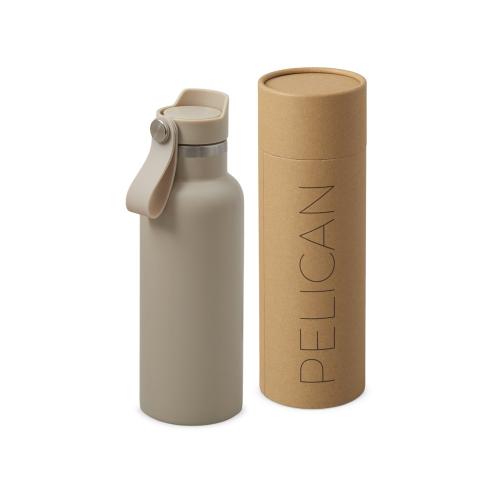 Вакуумная термобутылка Pelican, 500 мл, бежевый