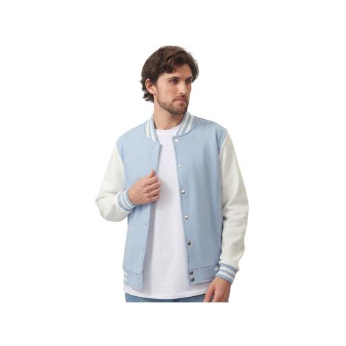 Бомбер Oxford, небесно-голубой/молочный; - купить именные сувениры в Воронеже