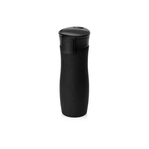 Вакуумная термокружка с кнопкой Streamline, Waterline, soft-touch; - купить необычные подарки в Воронеже