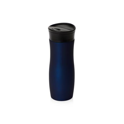 Вакуумная термокружка с кнопкой Streamline, Waterline, soft-touch, тубус; - купить необычные подарки в Воронеже