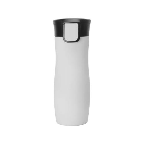 Вакуумная термокружка с кнопкой Streamline, Waterline, soft-touch, тубус; - купить подарки с логотипом в Воронеже