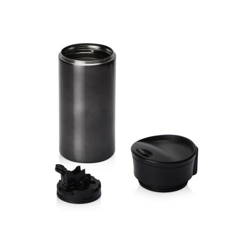 Вакуумная термокружка с кнопкой Upgrade, Waterline, тубус; - купить именные сувениры в Воронеже