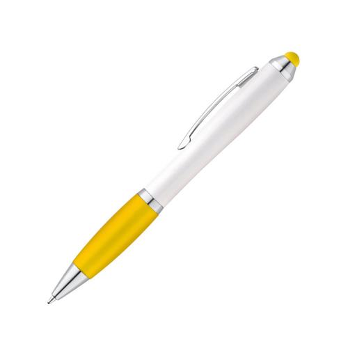 SANS BK.  Шариковая ручка с зажимом из металла, Желтый