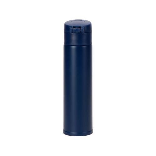 Вакуумная герметичная термокружка Inter, темно-синий; - купить подарки с логотипом в Воронеже