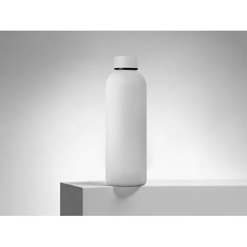Вакуумная термобутылка Cask Waterline, soft touch, 500 мл, белый