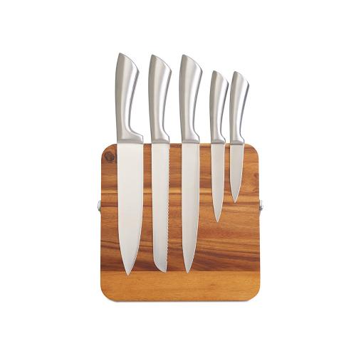 Набор ножей на магнитной подставке Терон; - купить необычные подарки в Воронеже