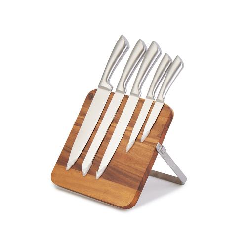 Набор ножей на магнитной подставке Терон; - купить необычные сувениры в Воронеже