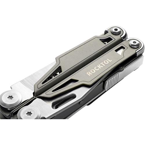 Мультитул Rocktol 19 в 1 с титановыми ручками, нейлоновый чехол; - купить необычные сувениры в Воронеже