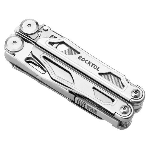 Мультитул Rocktol 29 в 1 со сменными резцами и пилой, нержавеющая сталь; - купить именные сувениры в Воронеже