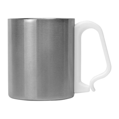 Стальная кружка Climber с пластиковой ручкой; - купить необычные сувениры в Воронеже