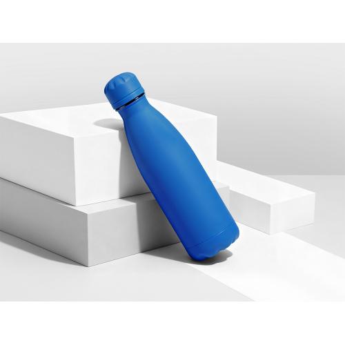 Вакуумная термобутылка Vacuum bottle C1, soft touch, 500 мл, синий классический