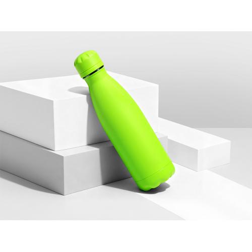 Вакуумная термобутылка Vacuum bottle C1, soft touch, 500 мл, зеленое яблоко