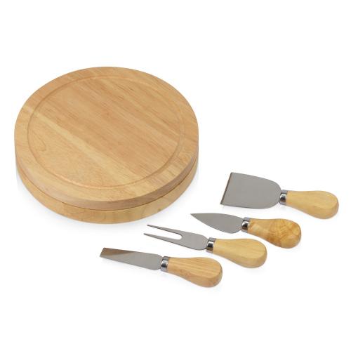 Подарочный набор для сыра в деревянной упаковке Reggiano; - купить необычные подарки в Воронеже