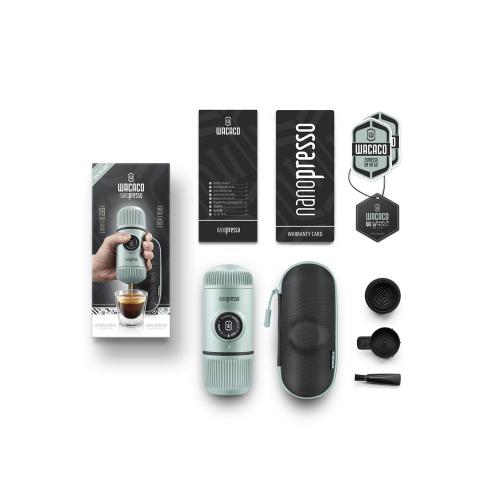 Ручная мини-кофемашина (WACACO Nanopresso) WCCRTCBL ; - купить необычные подарки в Воронеже