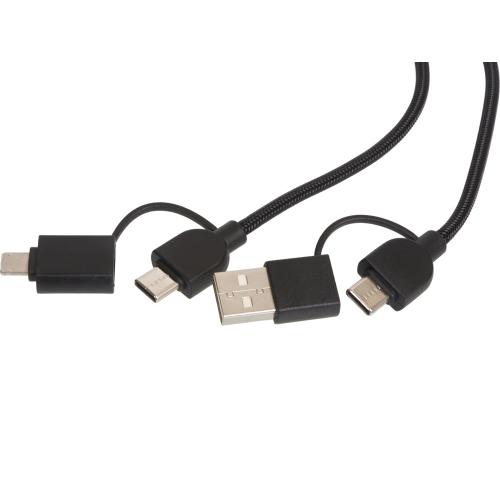 Универсальный зарядный кабель из переработанных ПЭТ и ТПЕ Acalypha, быстрая зарядка 25 Вт; - купить необычные подарки в Воронеже