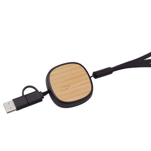 Универсальный кабель с ретрактором 3-в-1 Retrax; - купить необычные сувениры в Воронеже