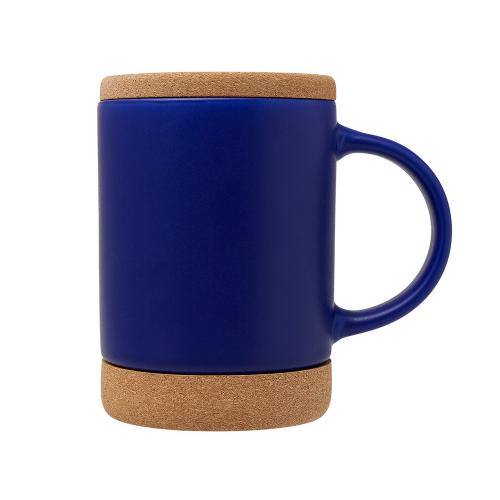 Кружка 450 мл с пробковым дном с крышкой Корк & Бон; - купить необычные сувениры в Воронеже