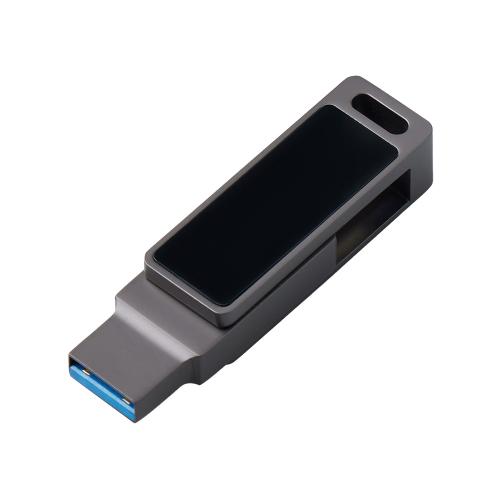 Флешка 32 ГБ USB Type-C и USB 3.0 с подсветкой лого Спинлайт; - купить именные сувениры в Воронеже