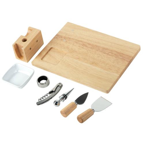 Набор Save time для сыра и вина со съемной подставкой, натуральный; - купить необычные сувениры в Воронеже