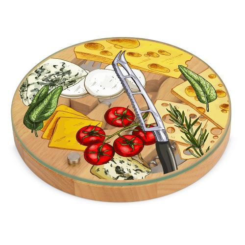 Набор для сыра Rendezvous круглый; - купить именные сувениры в Воронеже