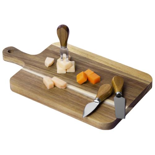 Набор для сыра из акации Parmesan; - купить необычные подарки в Воронеже