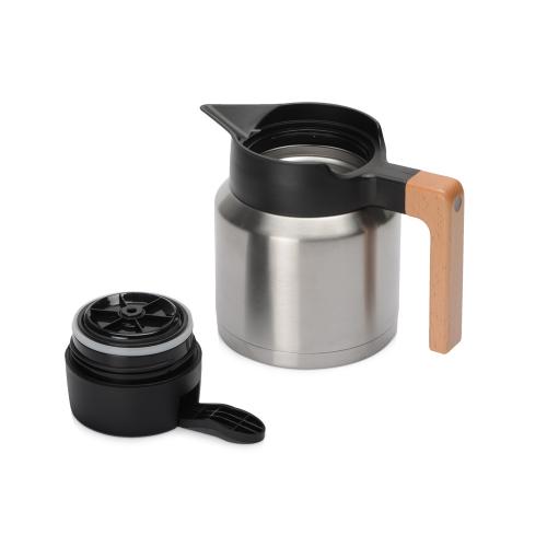 Кофепот с деревянной ручкой, 850 мл; - купить подарки с логотипом в Воронеже