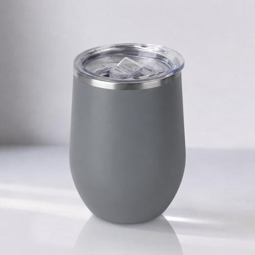 Термокружка Vacuum mug C1, soft touch, 370мл, серый